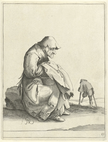 Bejaarde bedelaarster 1638 1652
