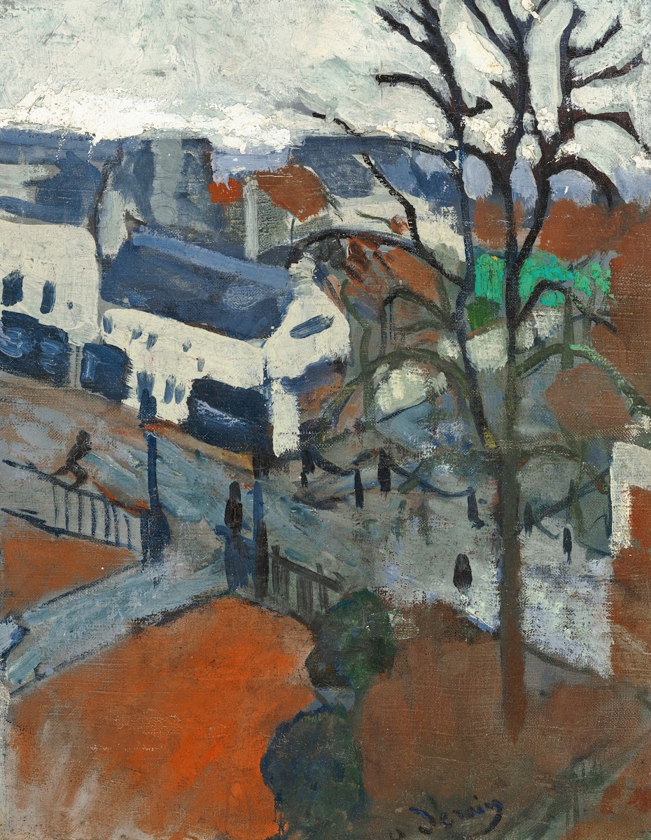 Chatou sous la pluie 1901