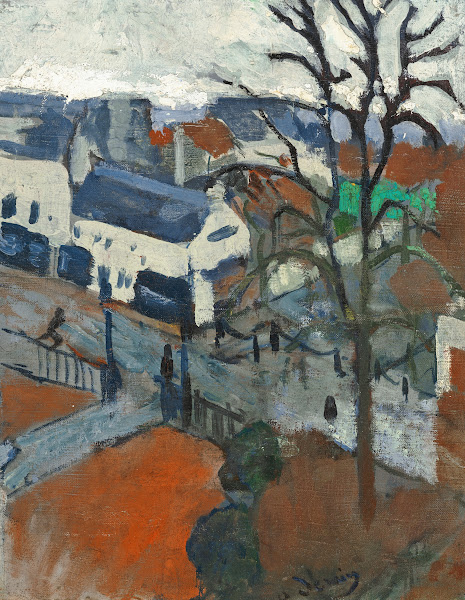 Chatou sous la pluie 1901
