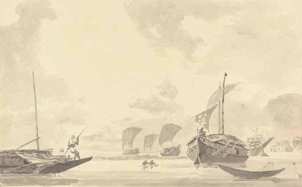 Boats on the Hoogley Hooghly River