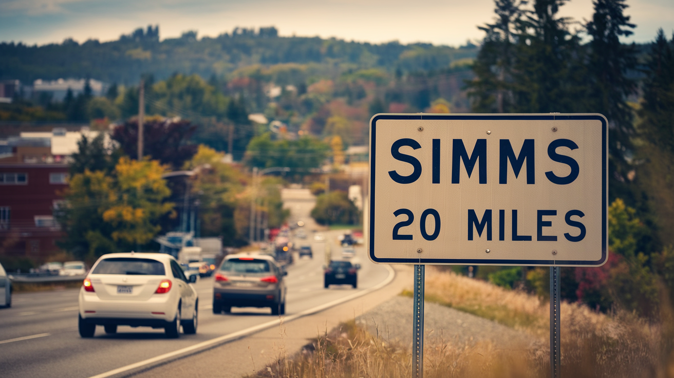 How Far Is Simms from Myrtle Beach? Travel Distance & Tips