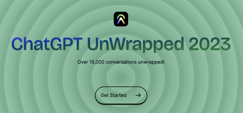 Captura de ChatGPT UnWrapped 2023