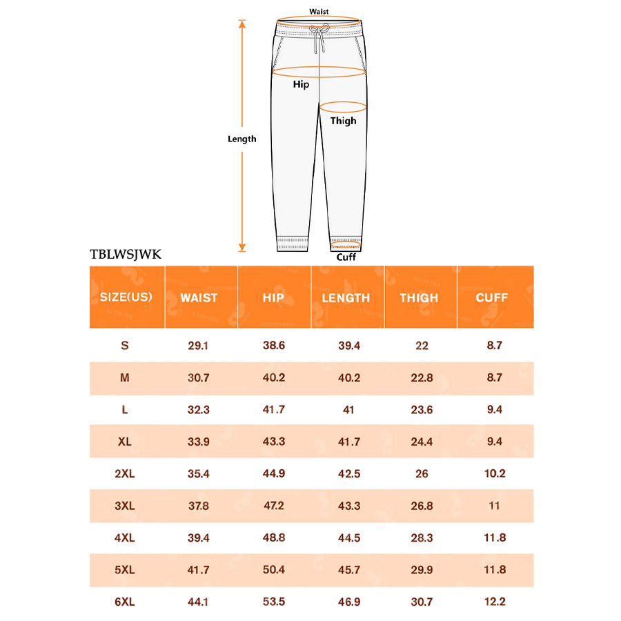 AOP Universal Ribbed Cuffed Sweatpants