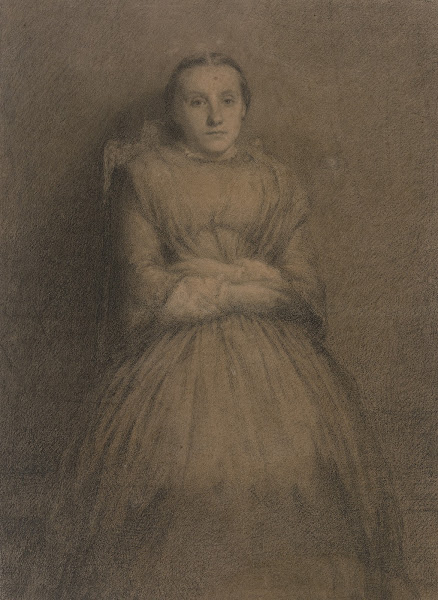 Katharina Elise Heislitz erste Frau von Anton Burger ca 1855