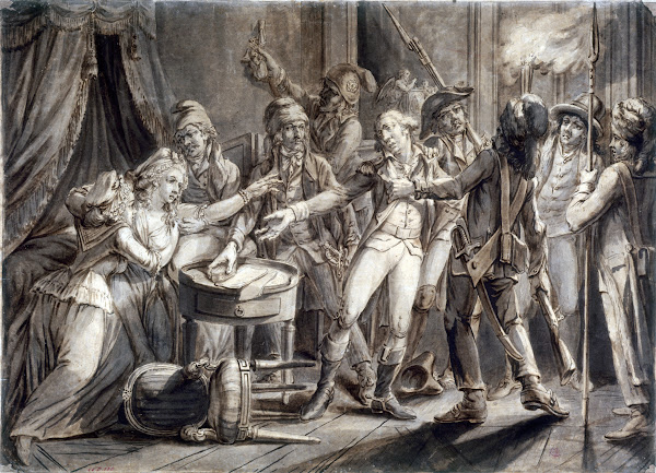 Arrestation De M De La Chesnaye 1792