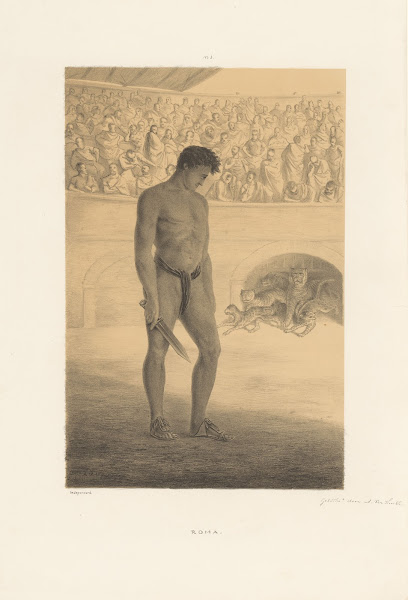 Gladiator in arena