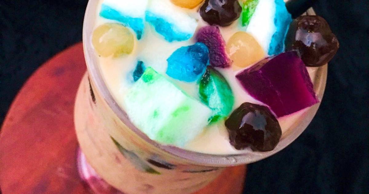 Trà sữa nhà làm
 Thạch rau cau