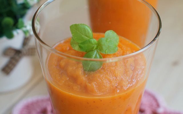 Sinh Tố Cà Rốt Rau Củ