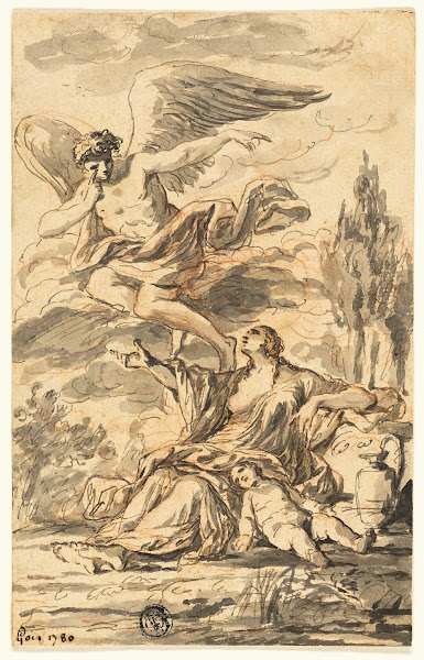 Angel Appearing to Hagar and Ishmael 1780