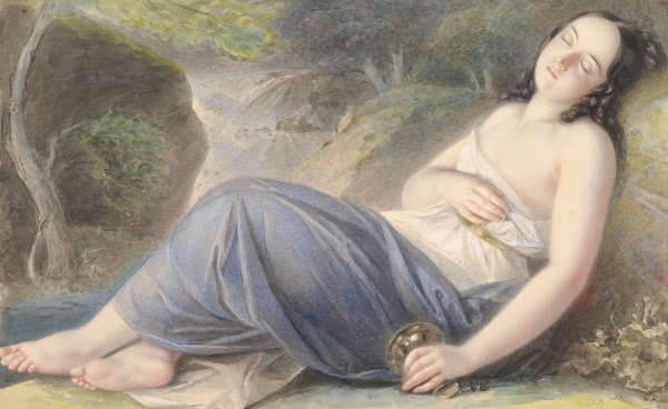 Psyche Asleep in a Landscape 1837