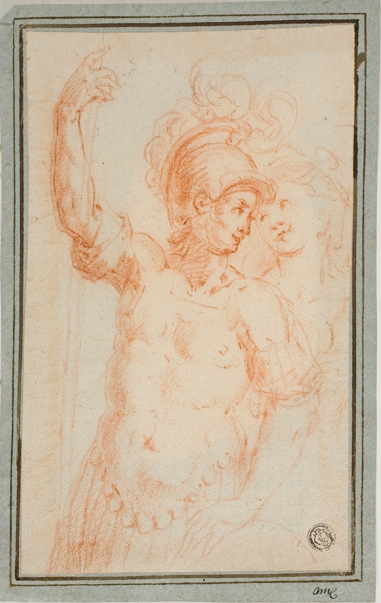 Roman Soldier And Woman
