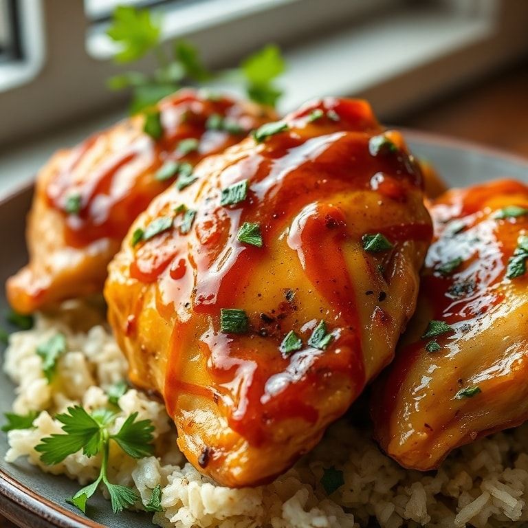 Easy Soy Garlic Chicken Thighs Recipe Ready in 30 Minutes - Quick, Crispy & Flavorful finished