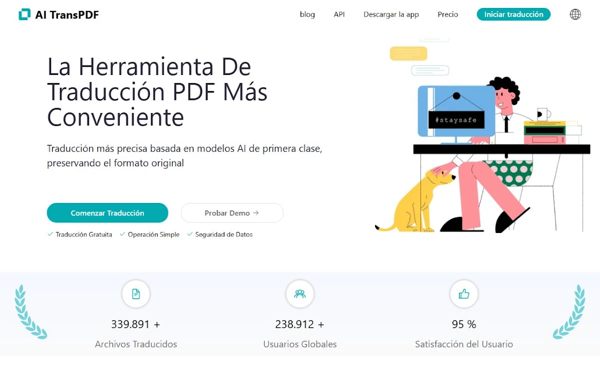 Captura de AI TransPDF