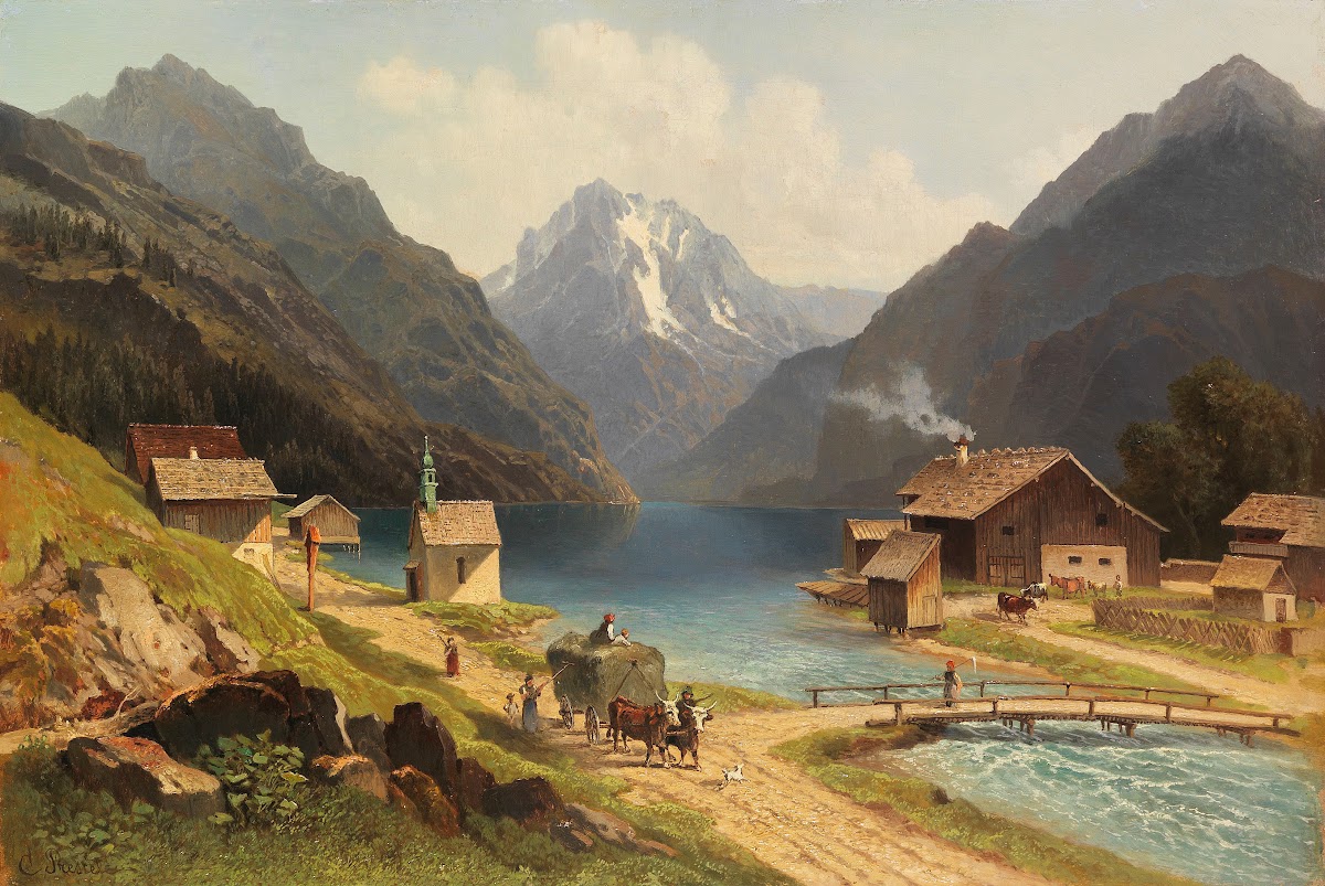 Der Sixenhof Am Achensee In Tirol 1870