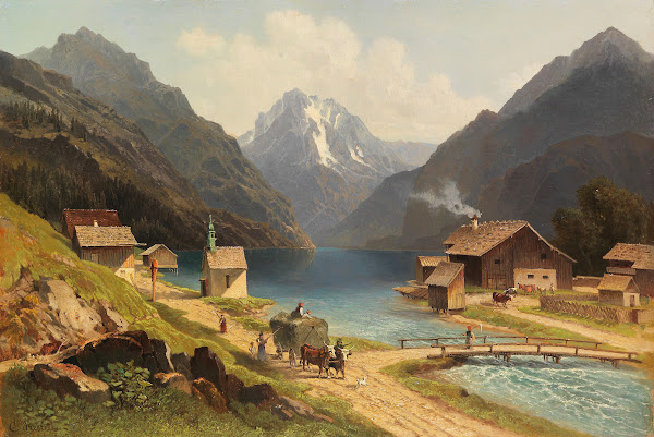Der Sixenhof Am Achensee In Tirol 1870