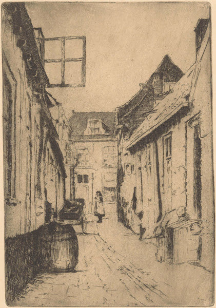 Straatje in Voorburg 1888 1934
