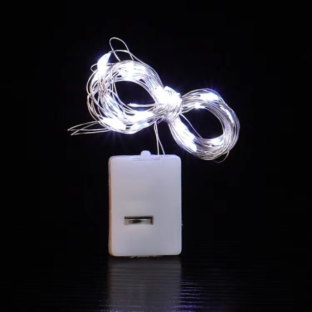 LED copper wire string lights, compact
