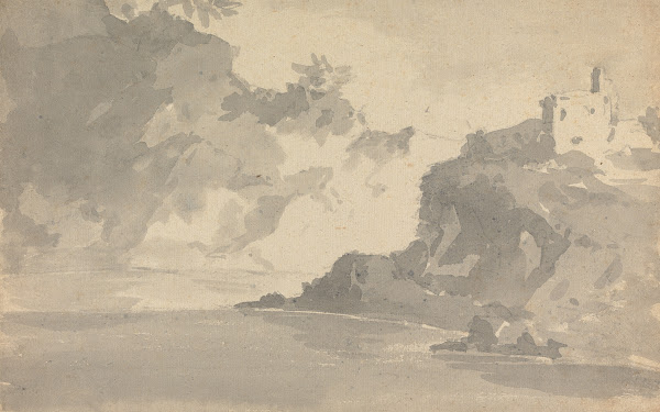 Sketch with a Castle on a Mountaintop between 1762 and 1783