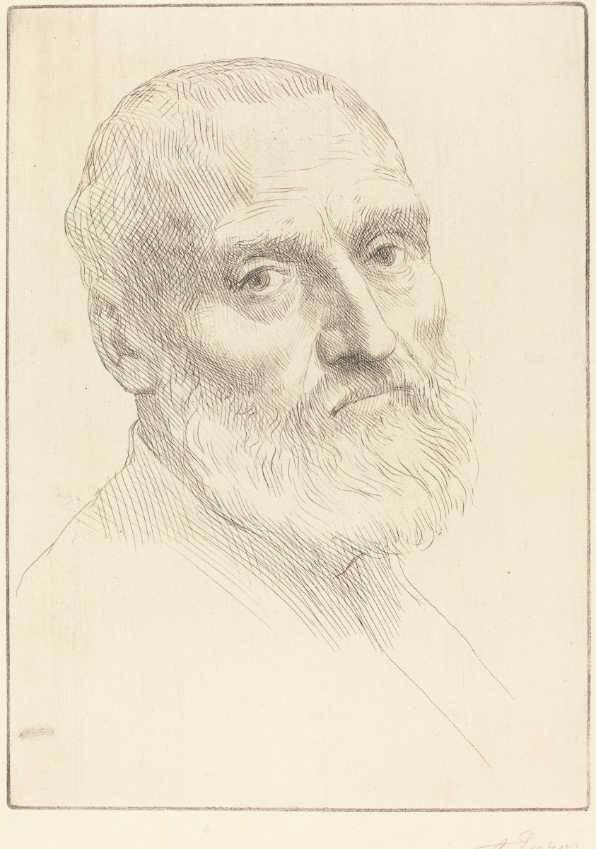 Study for Head of a Man Etude de tete dhomme