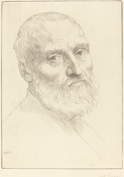 Study for Head of a Man Etude de tete dhomme