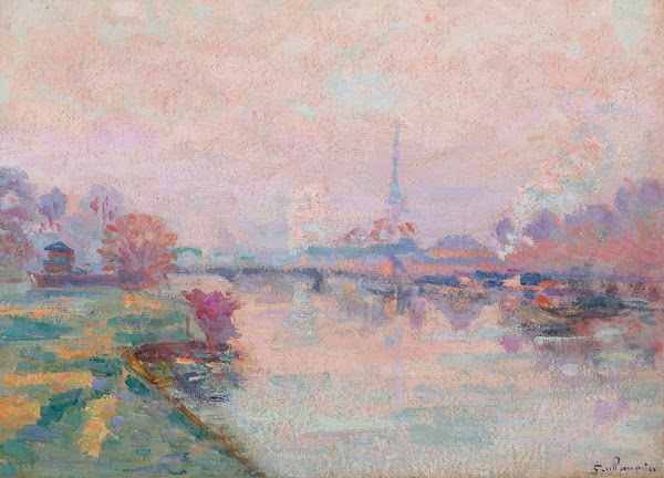 La Tour Eiffel à Paris circa 1900