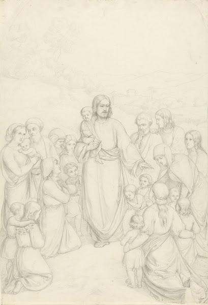 Jesus blesses the children 1842