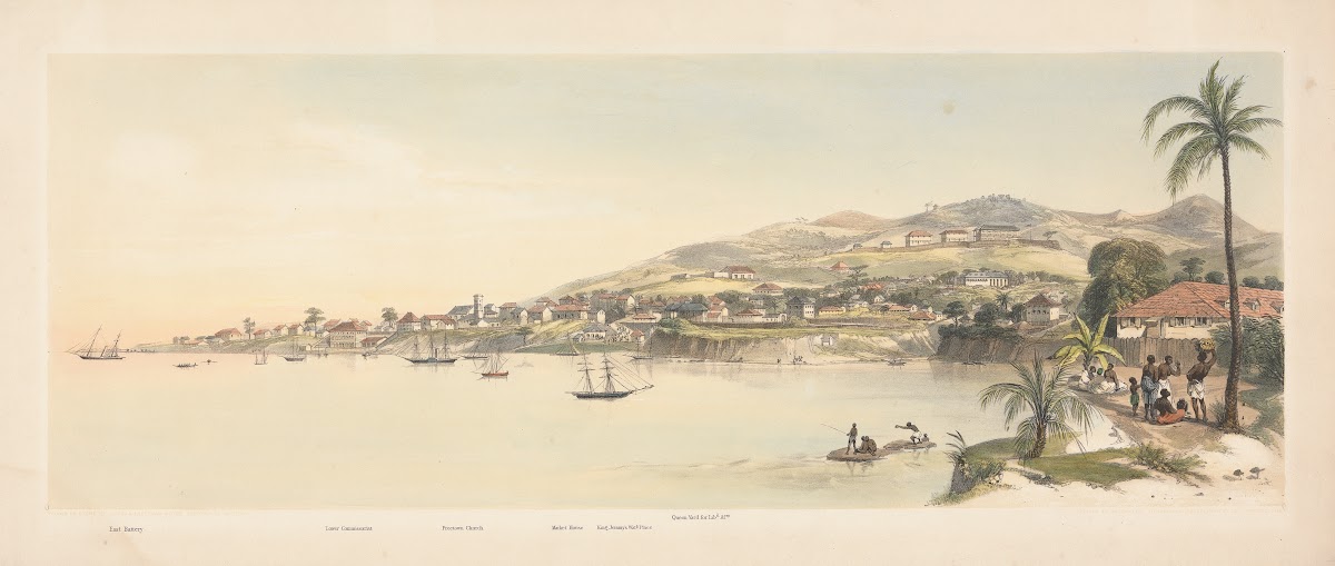 Freetown Sierra Leone ca 1850
