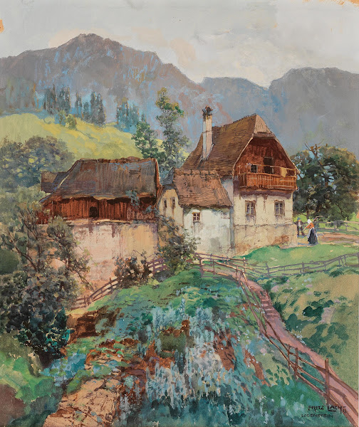 A farmhouse in Losenstein near Steyr in Upper Austria 1918