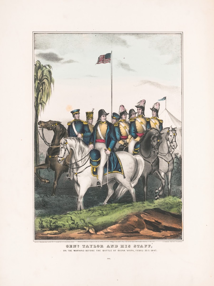 General Taylor and his staff on the morning before the Battle of Buena Vista 184
