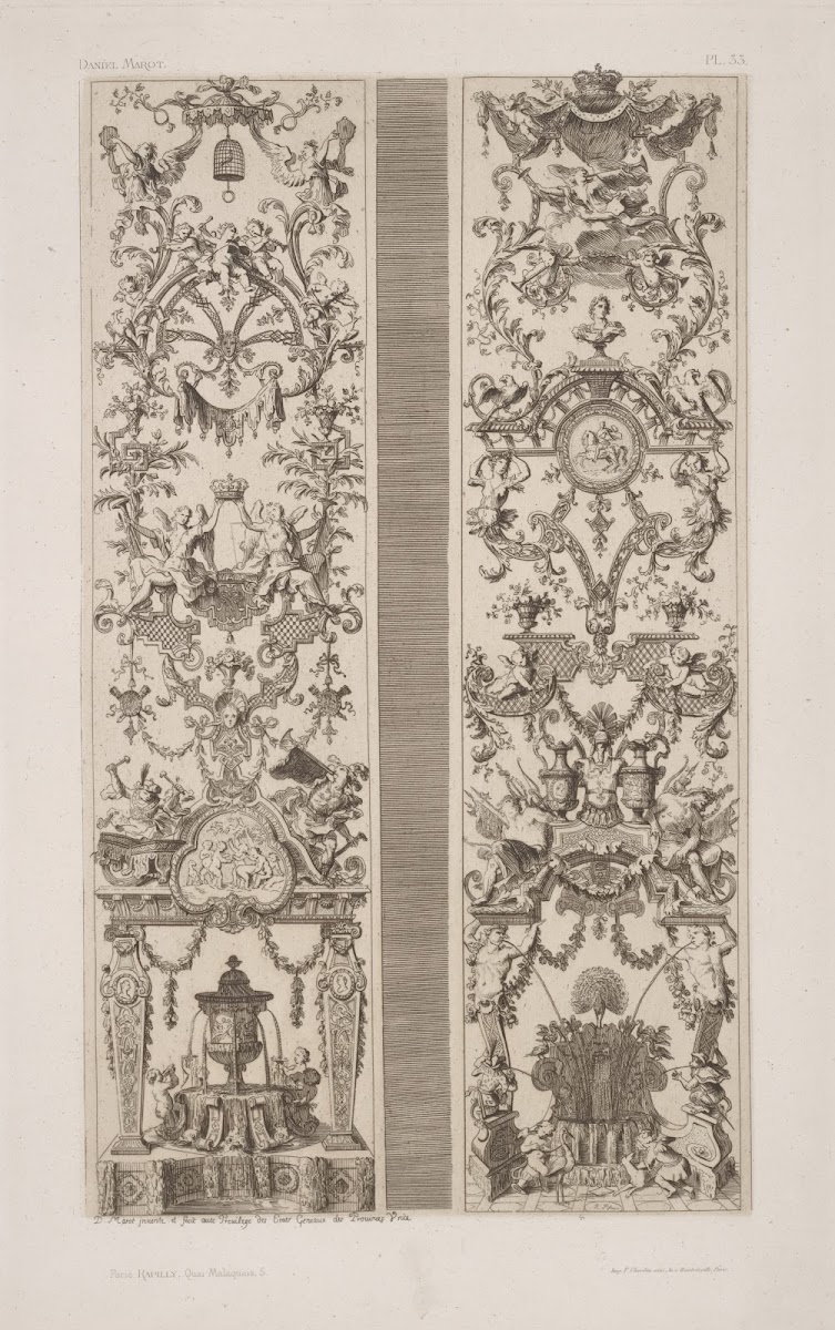 Two designs each with small fountain at the base 1875 1890