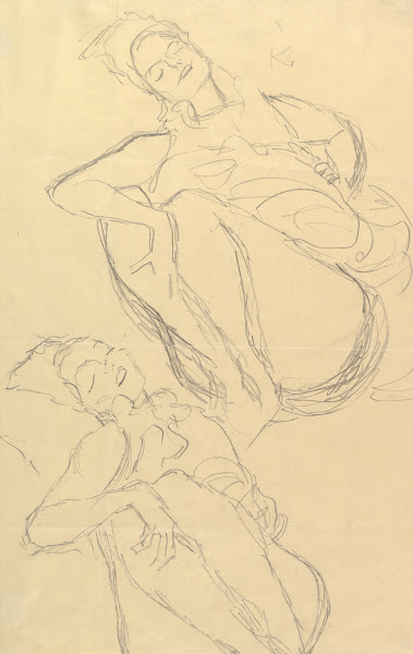 Two Studies for a Crouching Woman 19141915