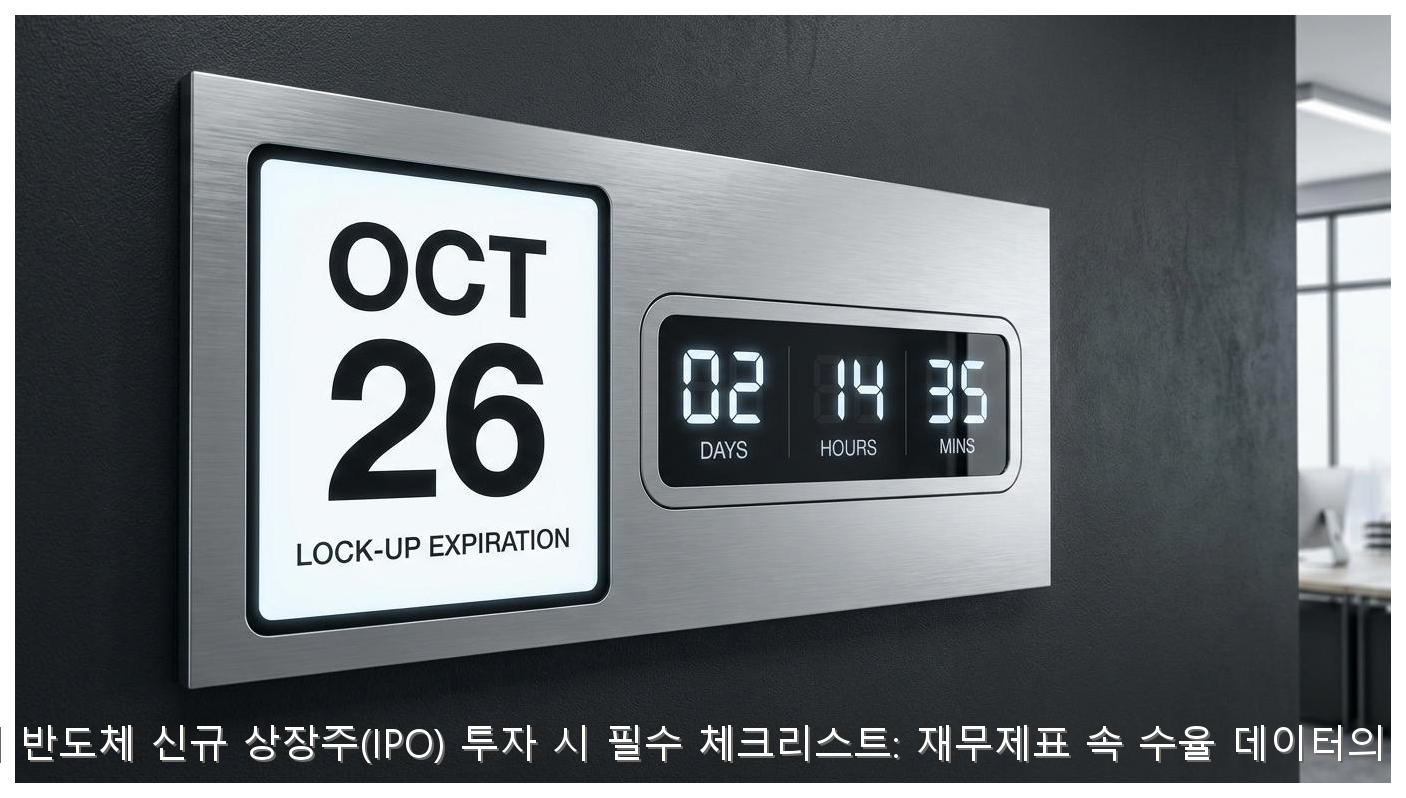 해외 반도체 신규 상장주(IPO) 투자 시 필수 체크리스트: 재무제표 속 수율 데이터의 진실 핵심 안내 및 분석 인포그래픽 (7)