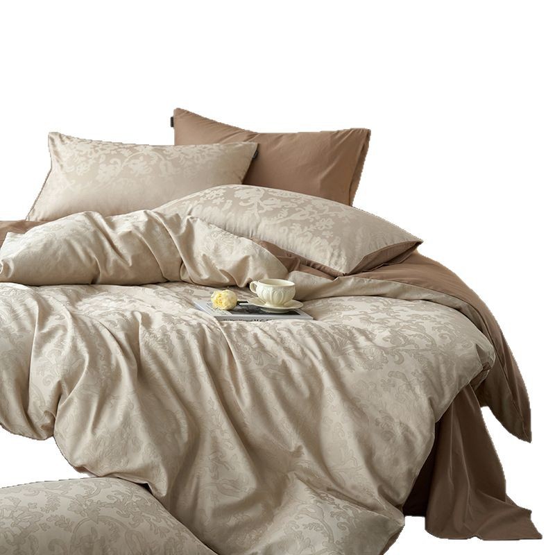 Long-staple cotton bedding set, 4-piece