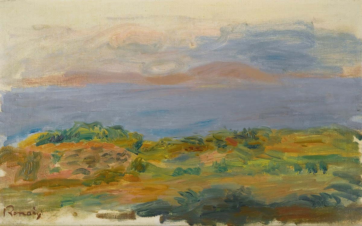 Falaise Verte Et Mer 1898