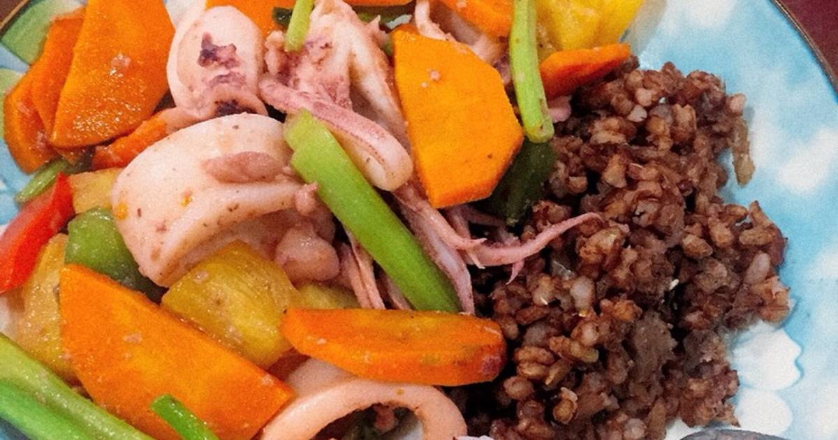 🦑 Mực Xào Chua Ngọt Eat Clean