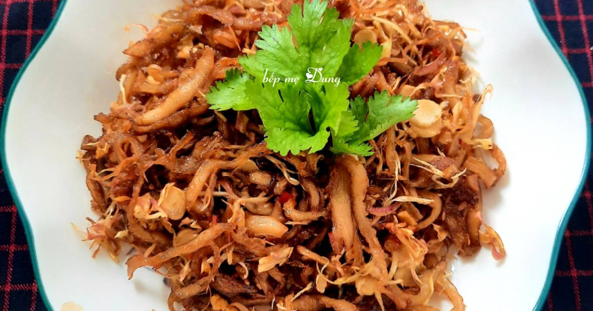 Nấm bào ngư xào sả ớt