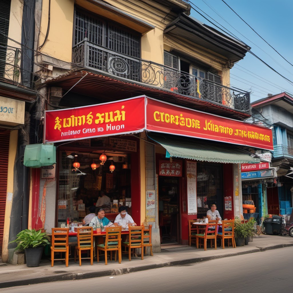 Hình minh họa: Khung cảnh cửa hàng và quy trình kinh doanh
