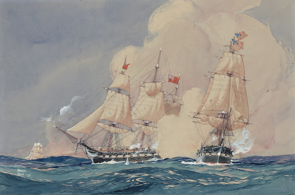 Taking of th Fox Brig by the Hancock American 28 May 17771925