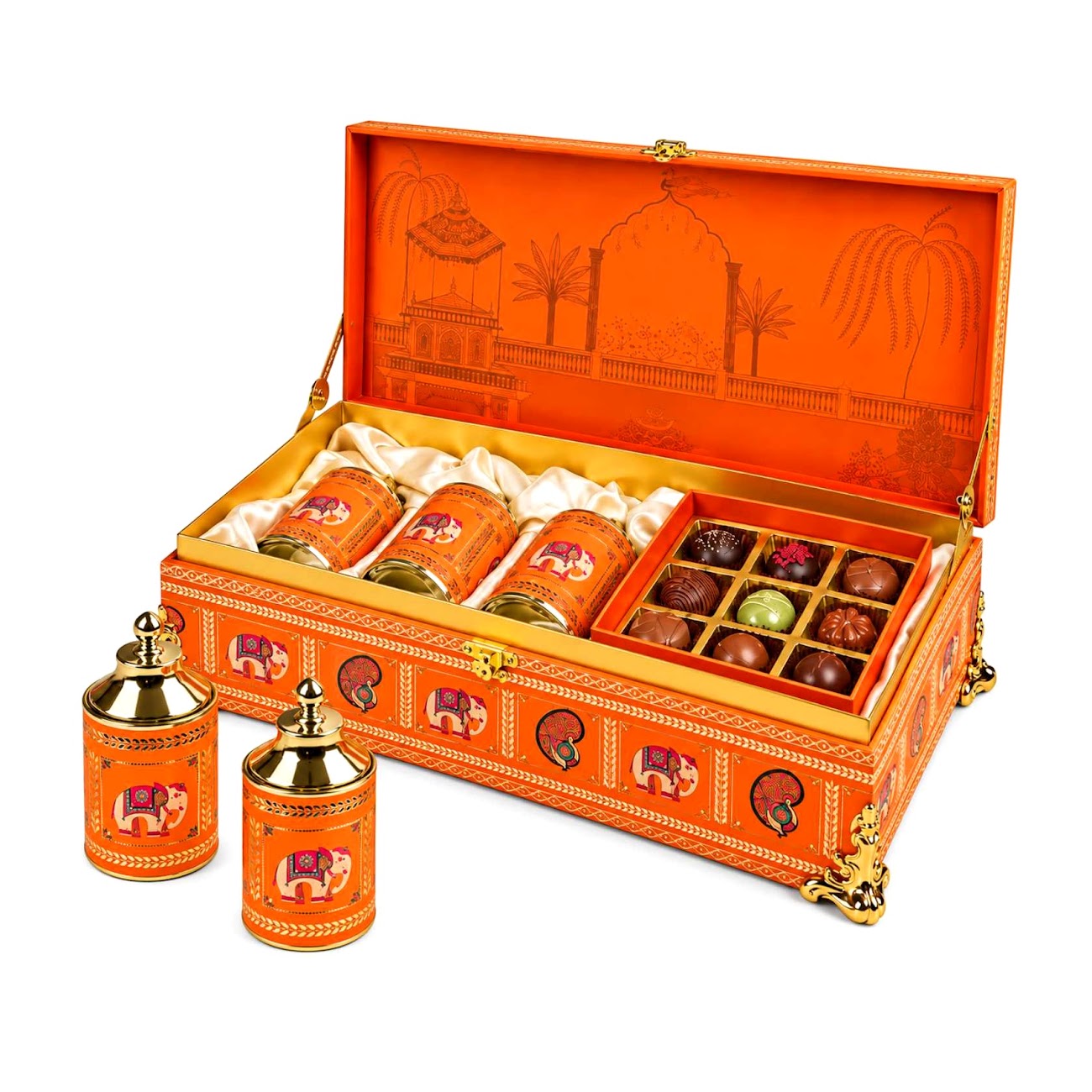 Saffron Glow Box