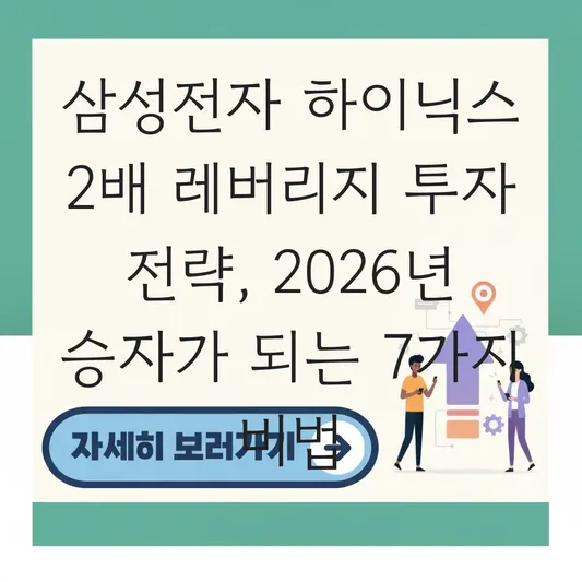 삼성전자 하이닉스 2배 레버리지 투자 전략