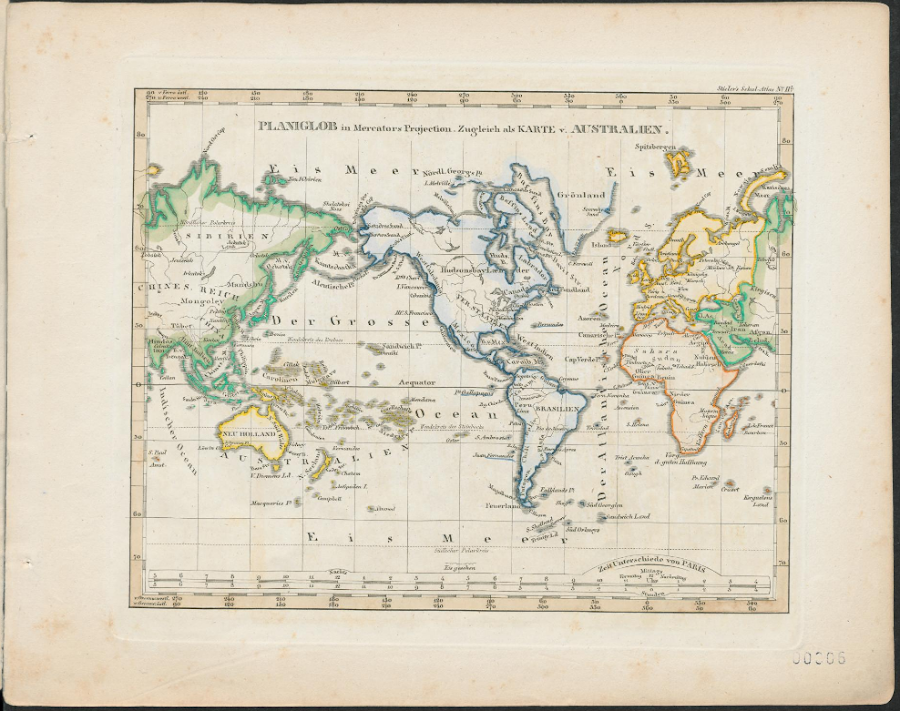 1836_Schul-Atlas Über Alle Theile Der Erde Nach Dem Neuesten Zustande, Und Über Das Weltgebäude