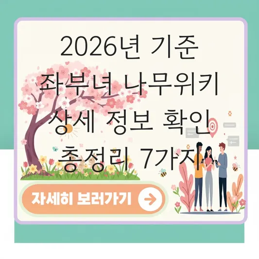 좌부녀 나무위키 상세 정보 확인