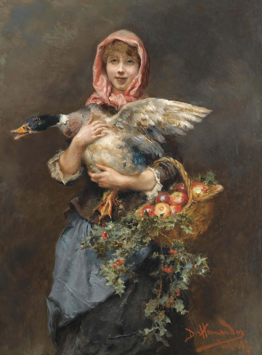 Muchacha Conpato Theduck Girl 1887