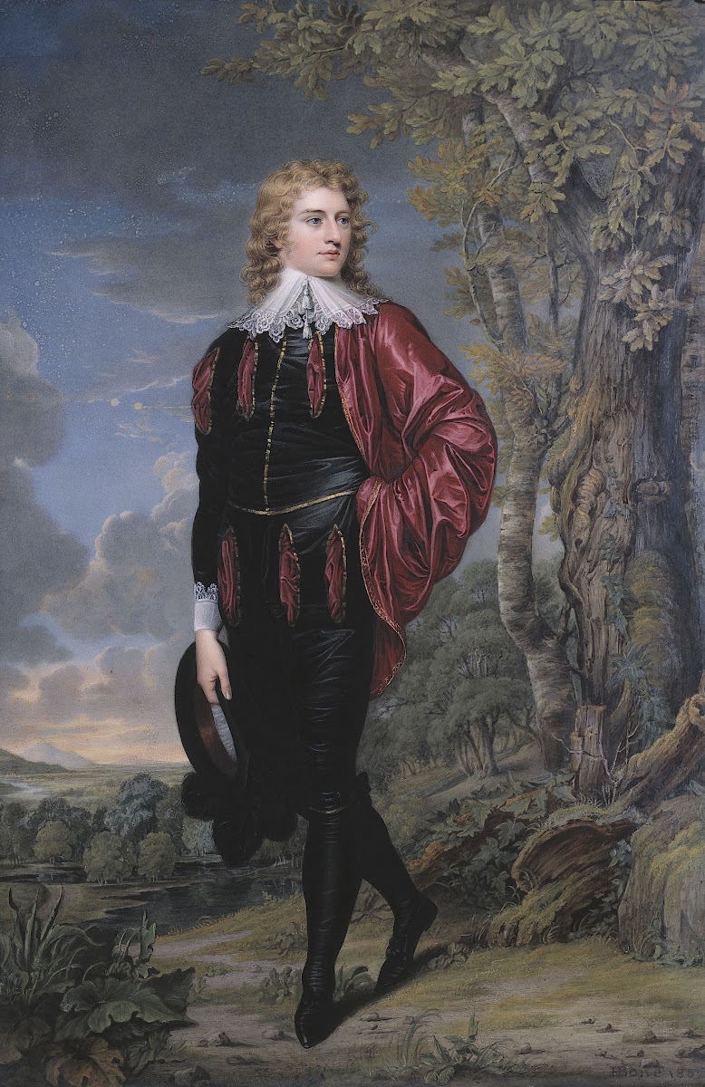 Full length portrait of Henry Philip Hope 1802