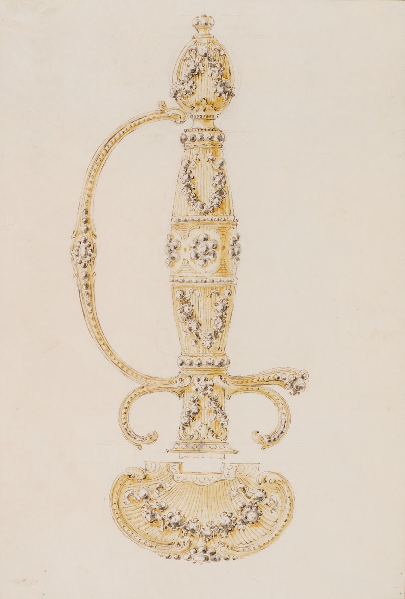 Design for the Hilt of a Small Sword ca 178090