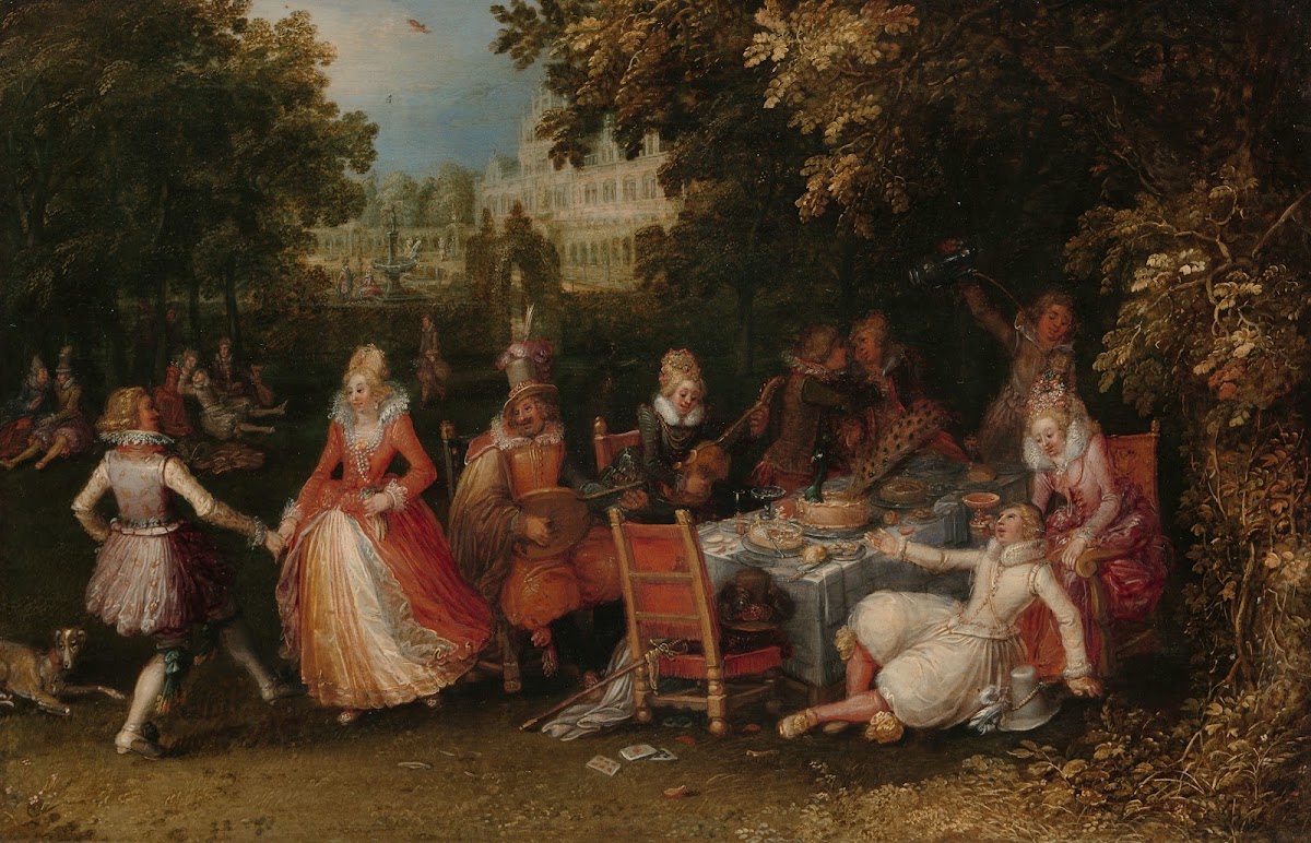 Garden Party Fête Champêtre c 1610