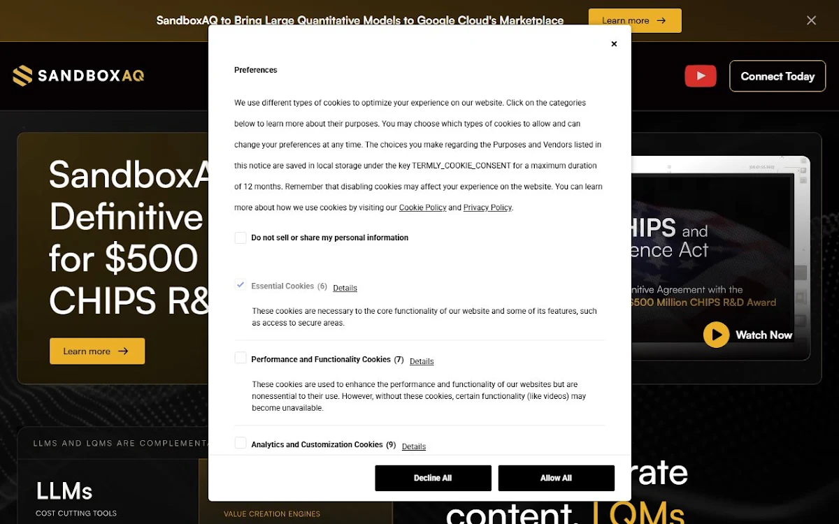 Captura de cryptosense.com