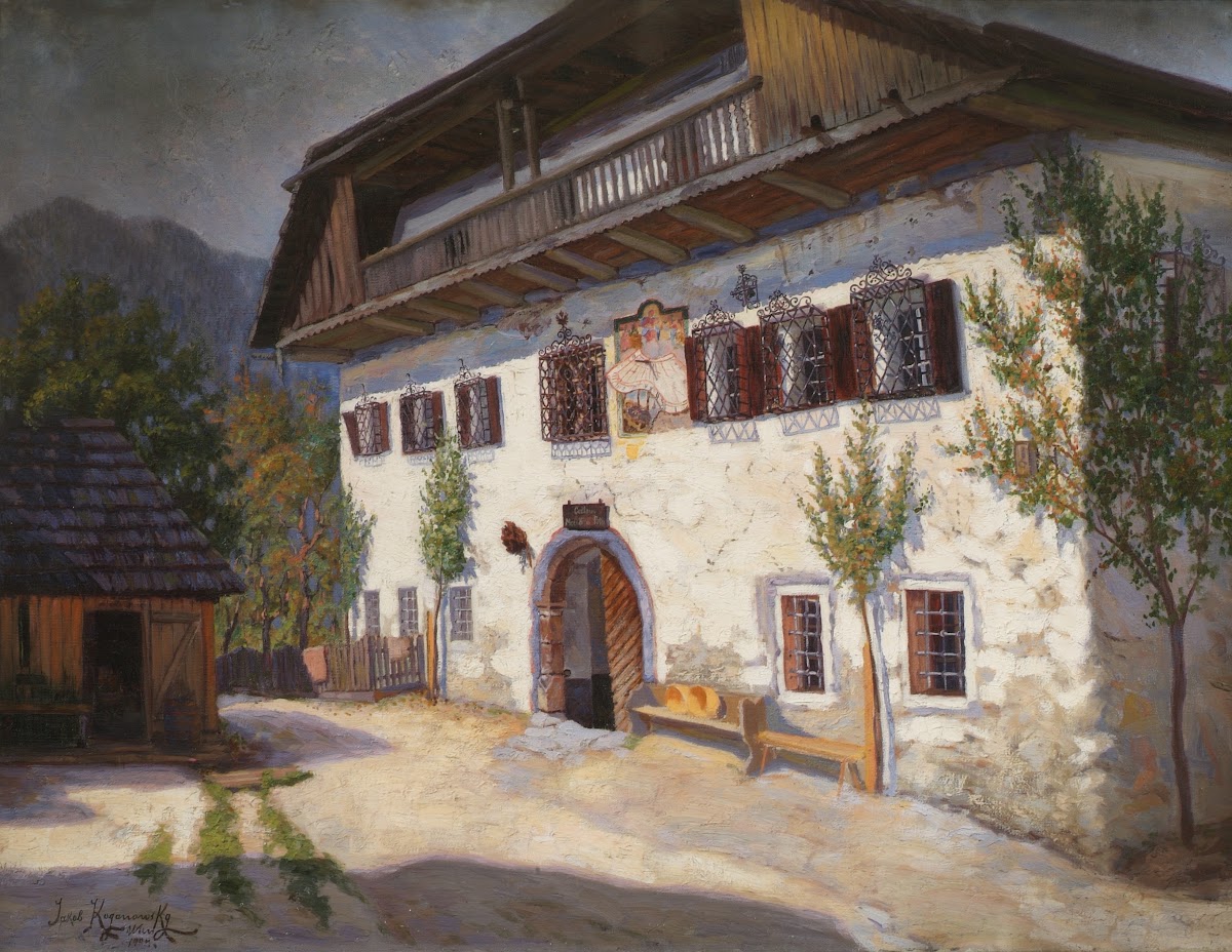 Der Gasthof Pettar in St Agatha 1904