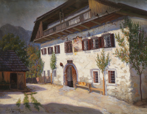 Der Gasthof Pettar in St Agatha 1904