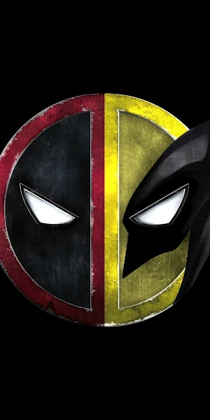 Deadpool, Wolverine, Marvel Comics, Superhero Logo 4K Wallpaper Background